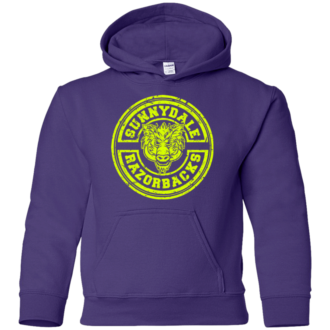 Sweatshirts Purple / YS Sunnydale razorbacks Youth Hoodie