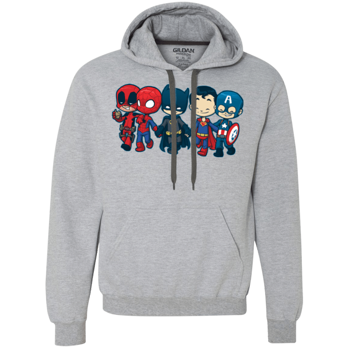 Sweatshirts Sport Grey / Small Super Cross Over Bros Premium Fleece Hoodie