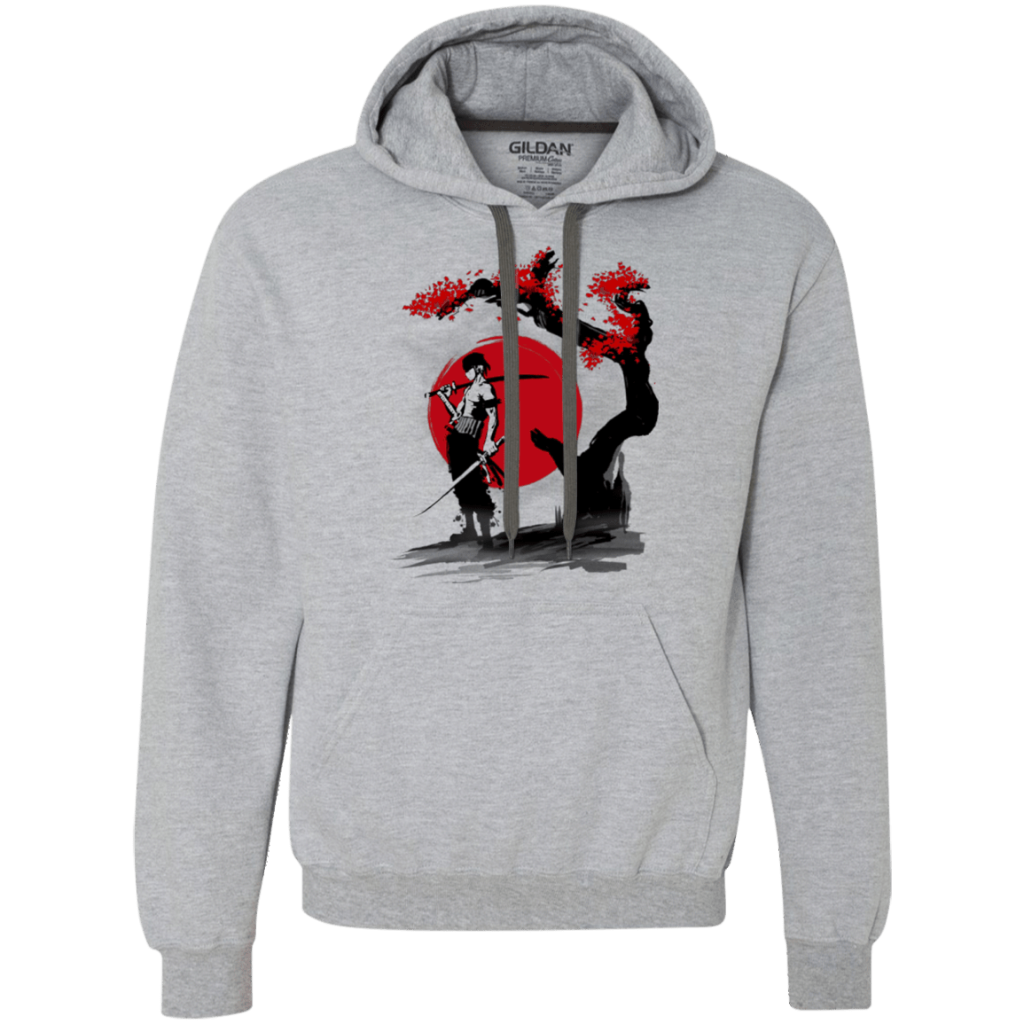 Sweatshirts Sport Grey / Small Swordsman Pirate Premium Fleece Hoodie