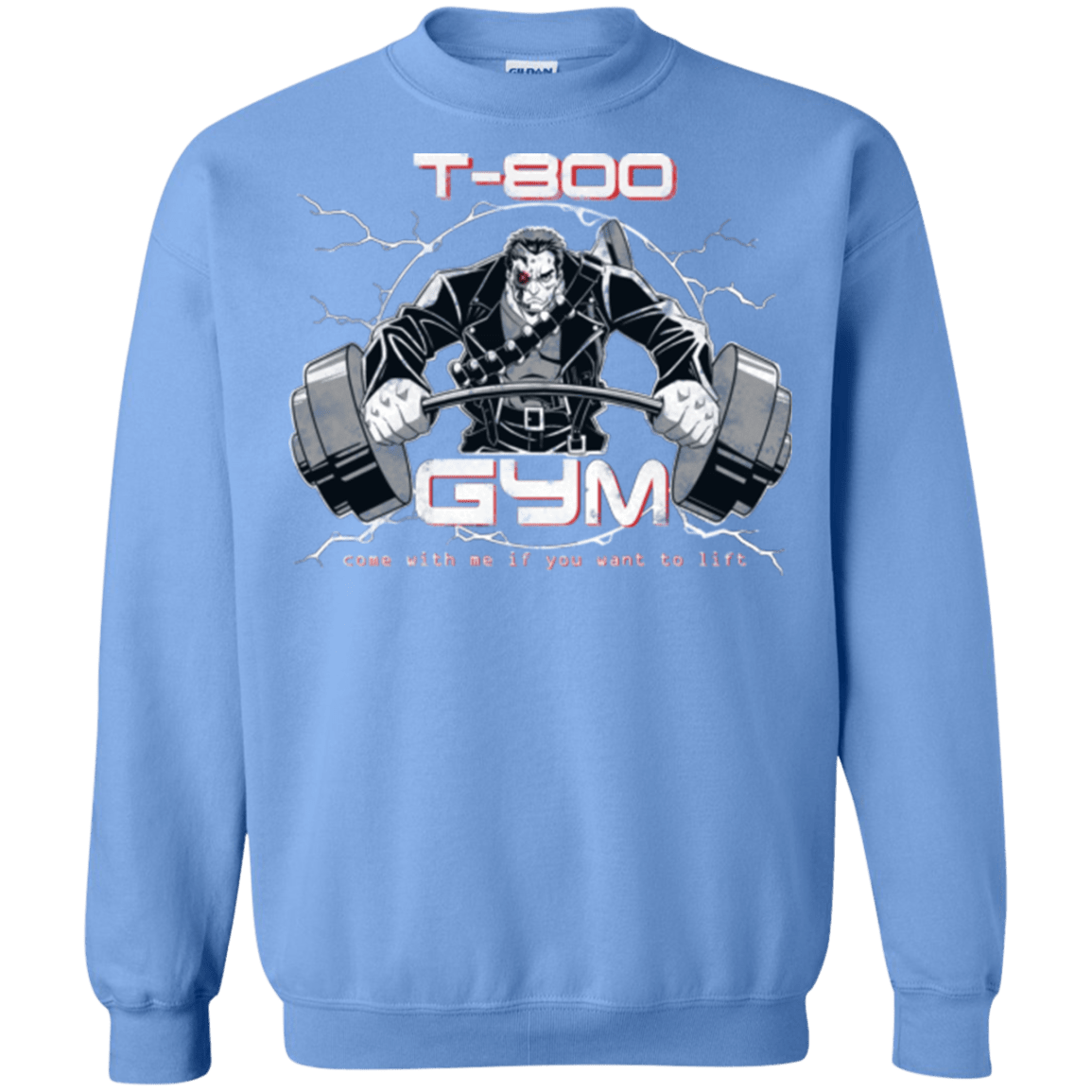 Sweatshirts Carolina Blue / Small T-800 gym Crewneck Sweatshirt