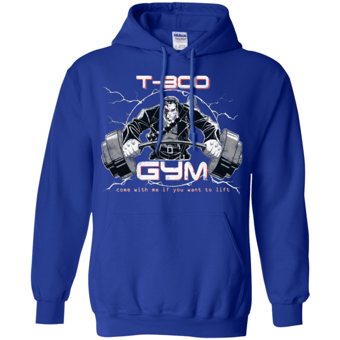 Sweatshirts Royal / Small T-800 gym Pullover Hoodie