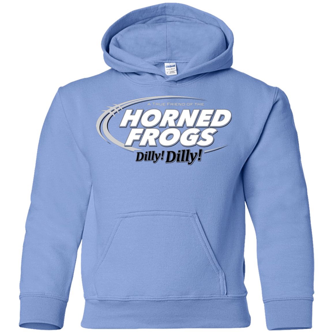 Sweatshirts Carolina Blue / YS TCU Dilly Dilly Youth Hoodie