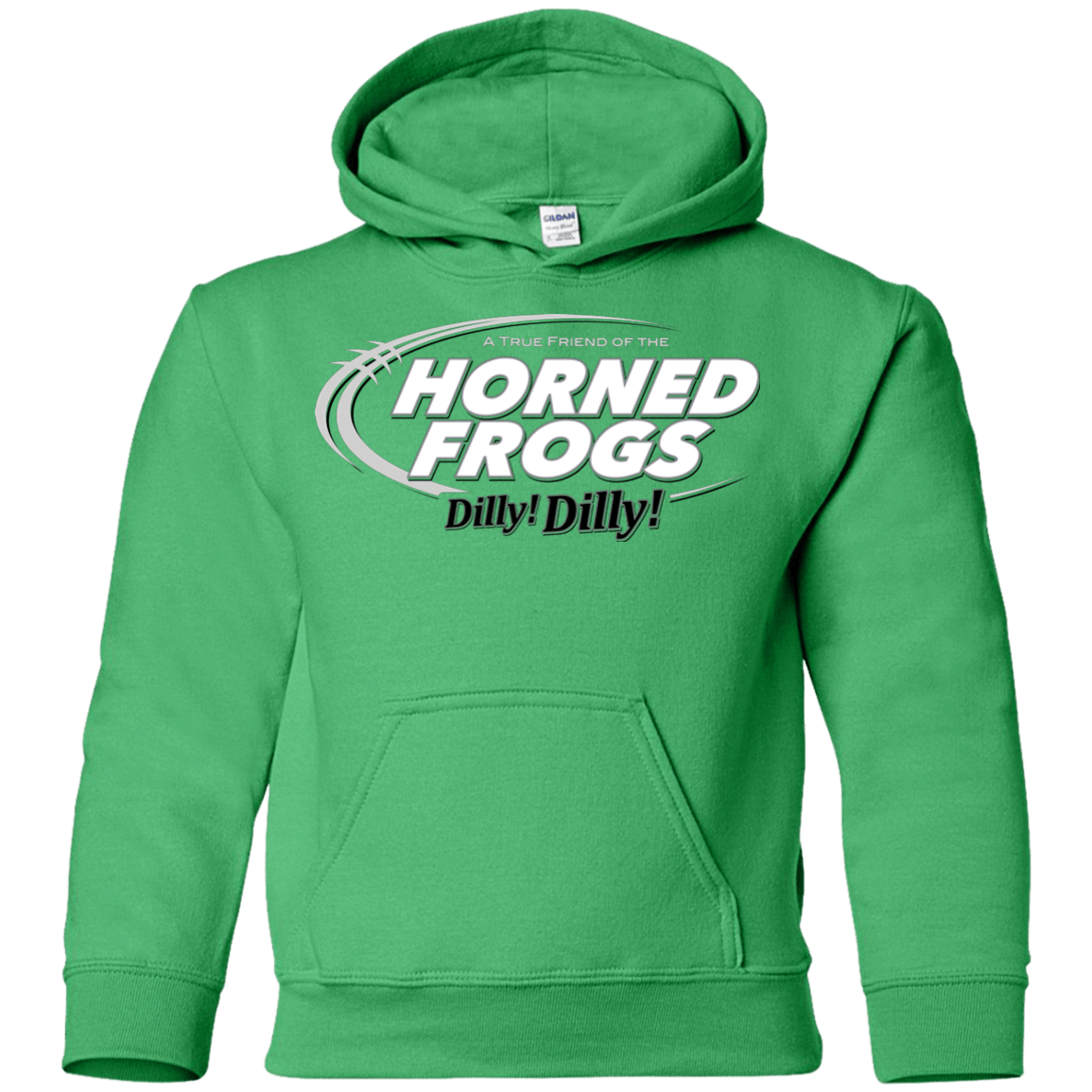 Sweatshirts Irish Green / YS TCU Dilly Dilly Youth Hoodie