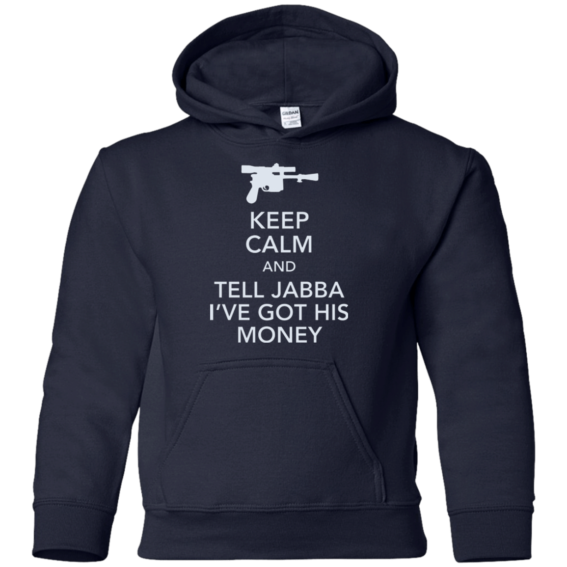 Sweatshirts Navy / YS Tell Jabba (2) Youth Hoodie