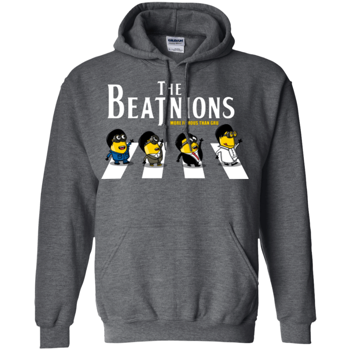 Sweatshirts Dark Heather / Small The Beatnions Pullover Hoodie