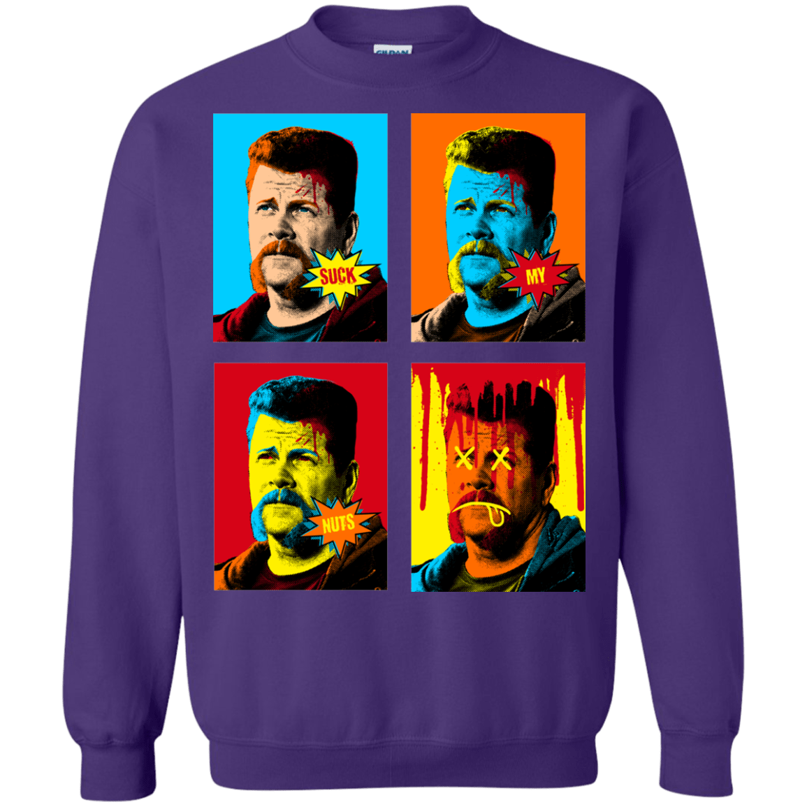 Sweatshirts Purple / Small The Champ Pop Crewneck Sweatshirt