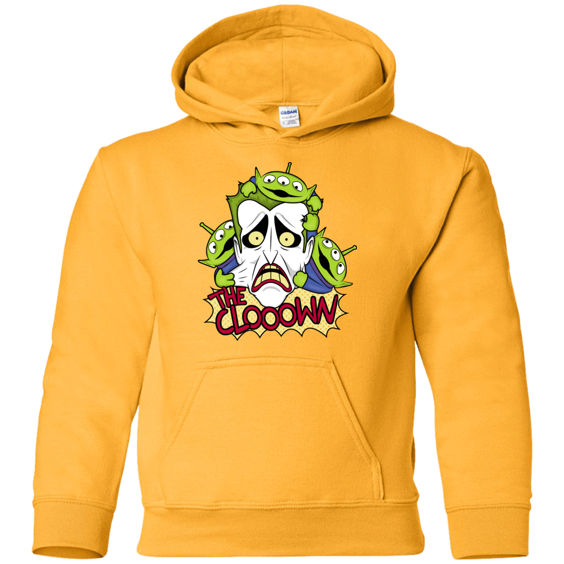 Sweatshirts Gold / YS The clooown Youth Hoodie