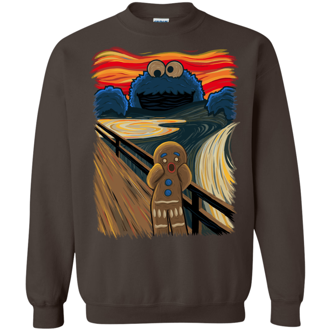 Sweatshirts Dark Chocolate / Small The Cookie Muncher Crewneck Sweatshirt