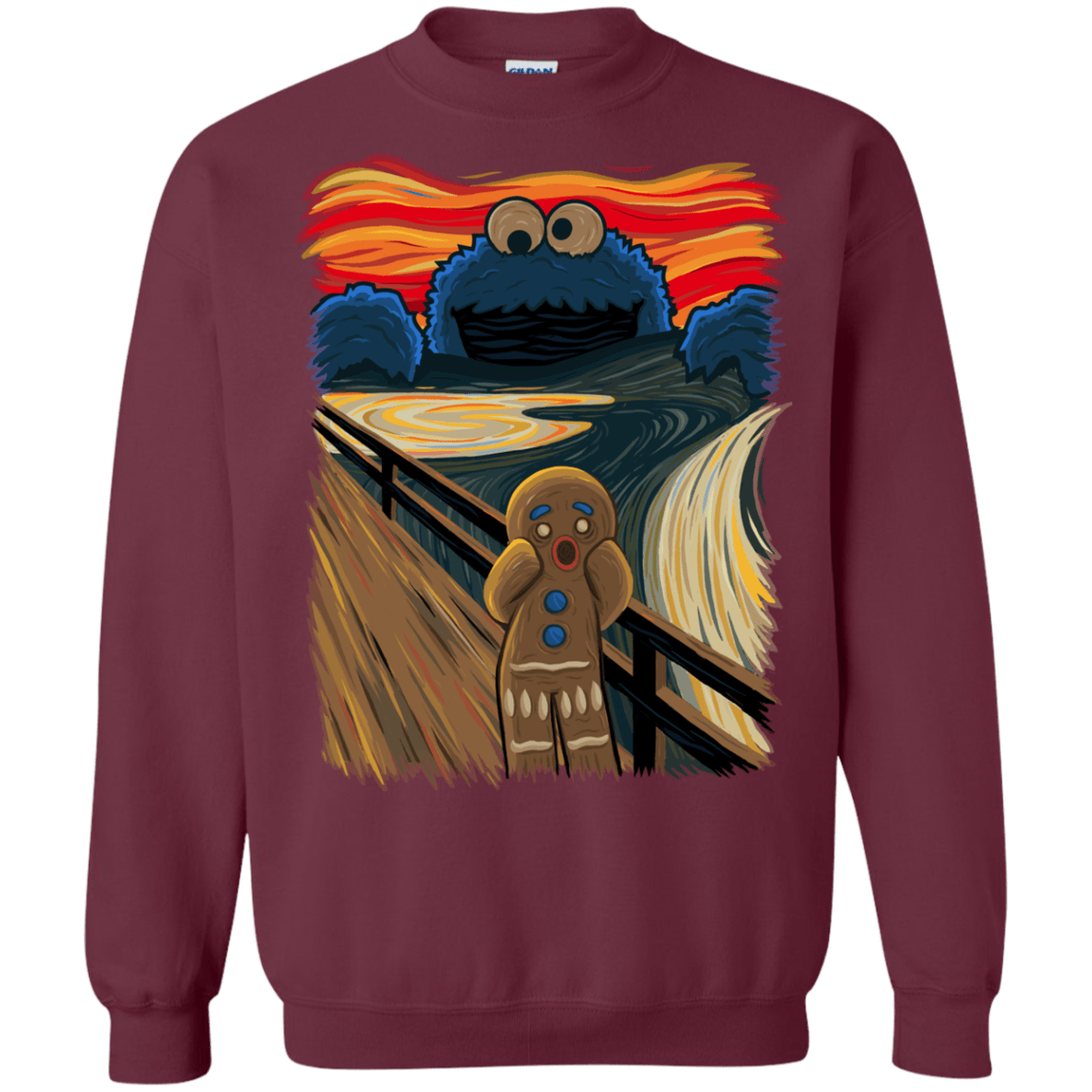 Sweatshirts Maroon / Small The Cookie Muncher Crewneck Sweatshirt