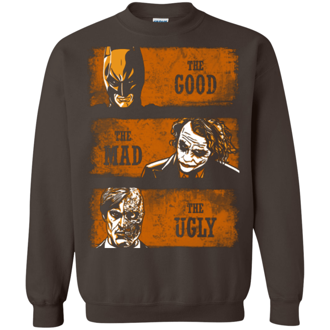Sweatshirts Dark Chocolate / Small The Good the Mad and the Ugly2 Crewneck Sweatshirt