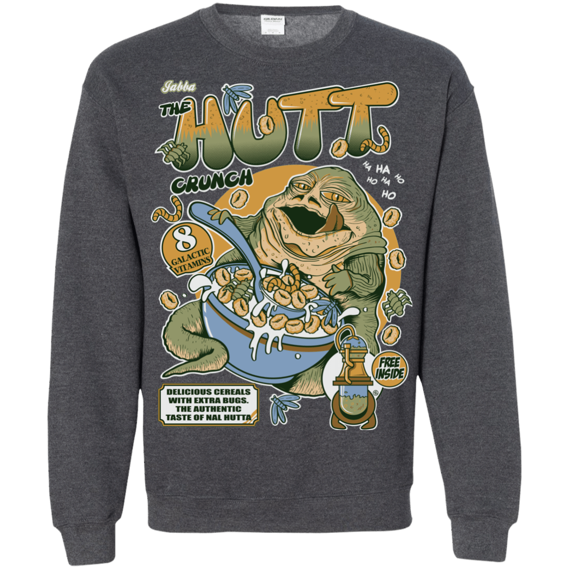 Sweatshirts Dark Heather / S The Hutt Crunch Crewneck Sweatshirt