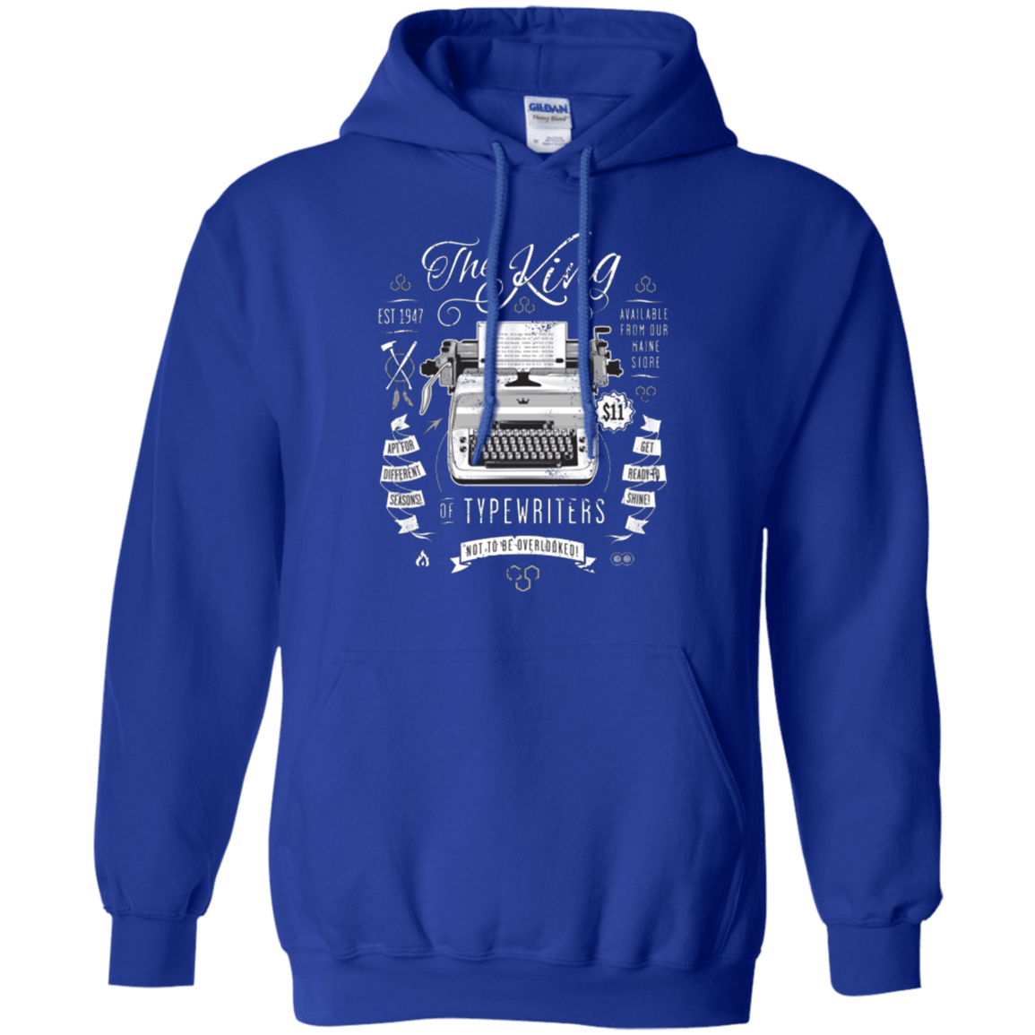 Sweatshirts Royal / Small The King of Typewriters Pullover Hoodie