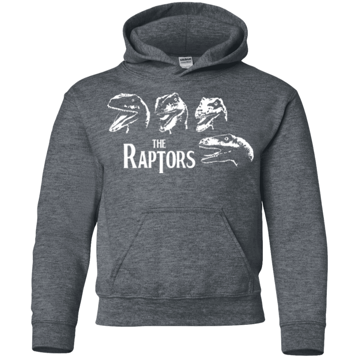 Sweatshirts Dark Heather / YS The Raptors Youth Hoodie
