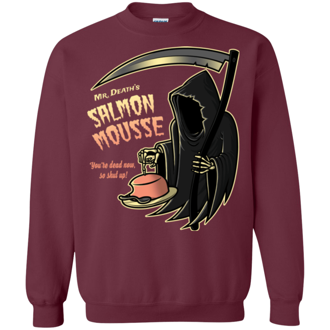Sweatshirts Maroon / Small The Salmon Mousse Crewneck Sweatshirt