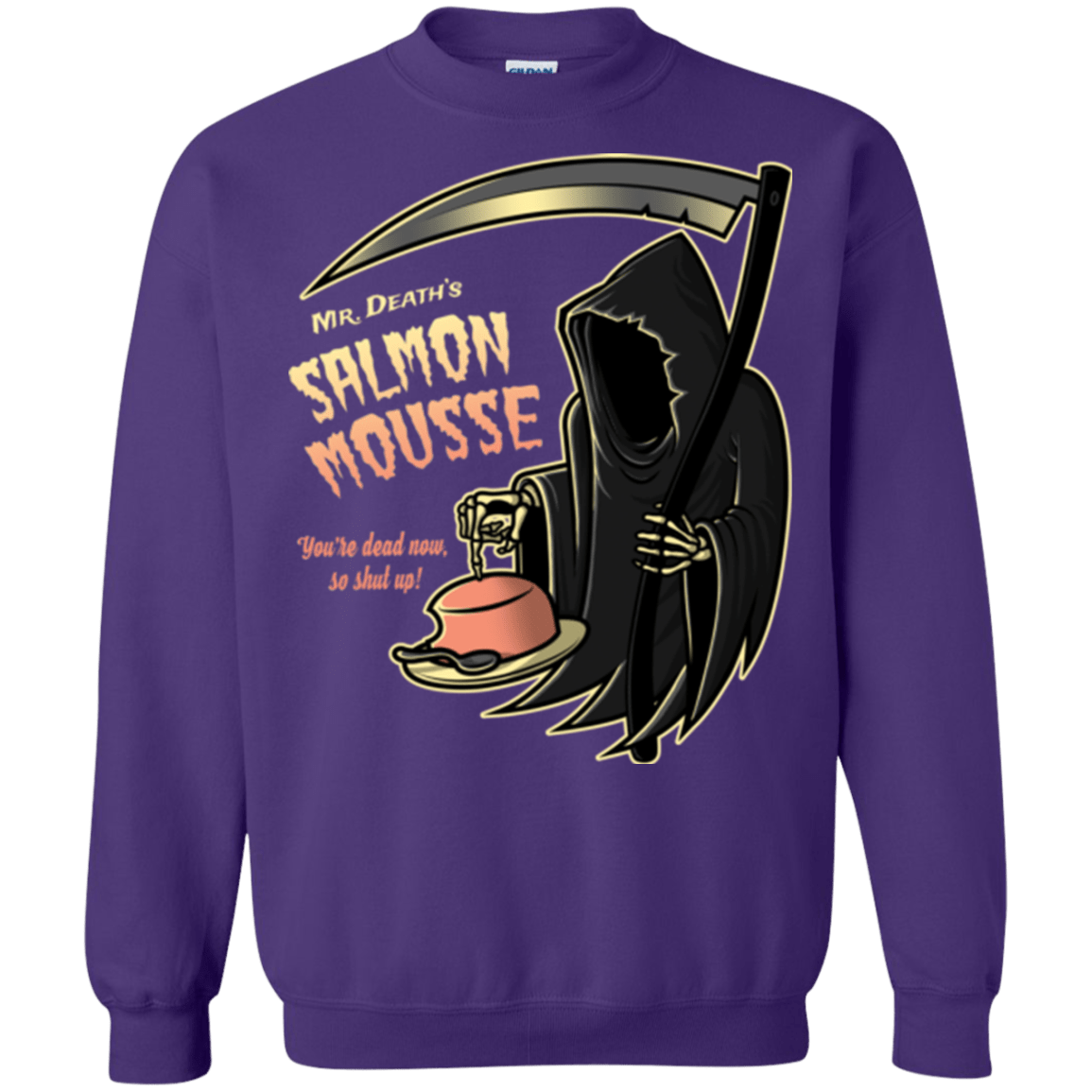 Sweatshirts Purple / Small The Salmon Mousse Crewneck Sweatshirt