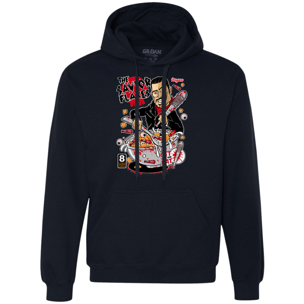 Sweatshirts Navy / S The Savior Flakes Premium Fleece Hoodie