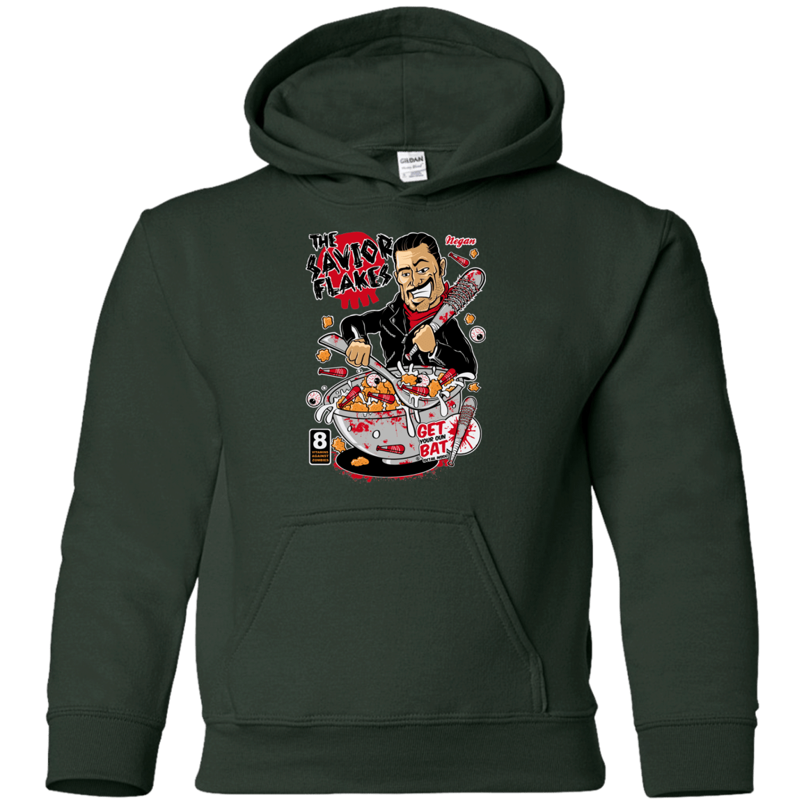 Sweatshirts Forest Green / YS The Savior Flakes Youth Hoodie