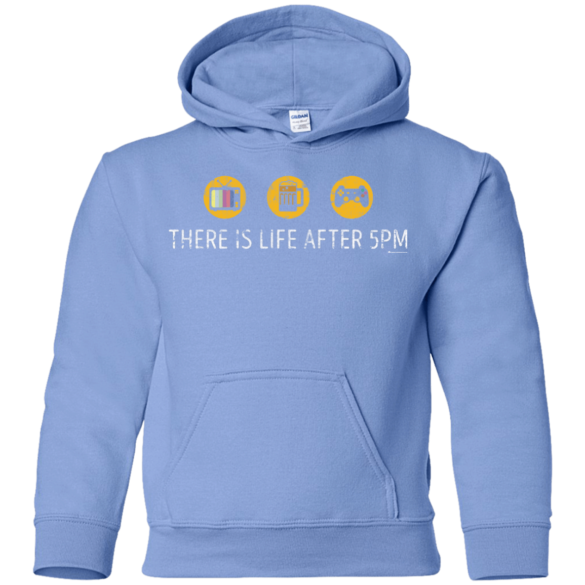 Sweatshirts Carolina Blue / YS There Is Life After 5PM Youth Hoodie