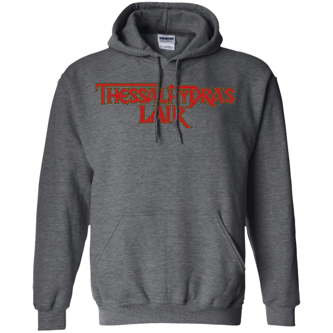 Sweatshirts Dark Heather / S Thessalhydras Lair Pullover Hoodie