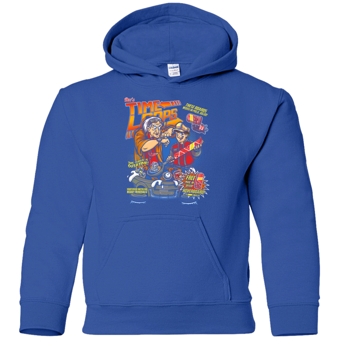 Sweatshirts Royal / YS Time Loops Youth Hoodie
