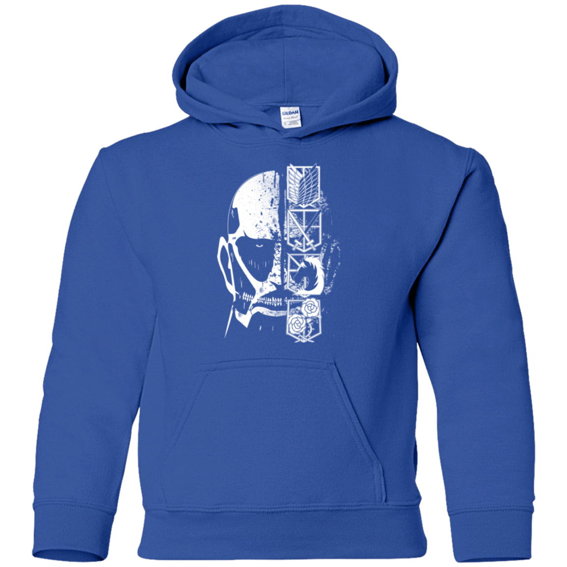 Sweatshirts Royal / YS Titan Black Youth Hoodie
