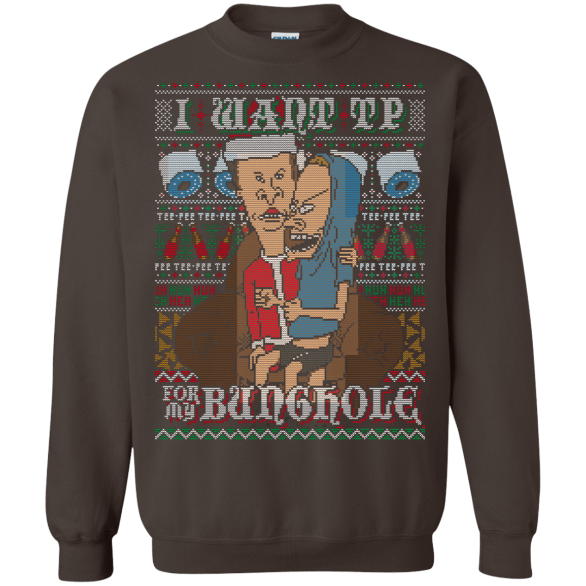 Sweatshirts Dark Chocolate / S TP FOR XMAS Crewneck Sweatshirt