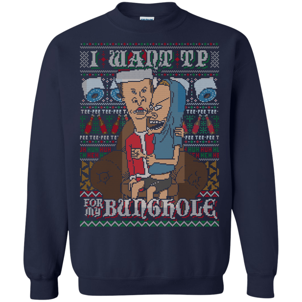 Sweatshirts Navy / S TP FOR XMAS Crewneck Sweatshirt