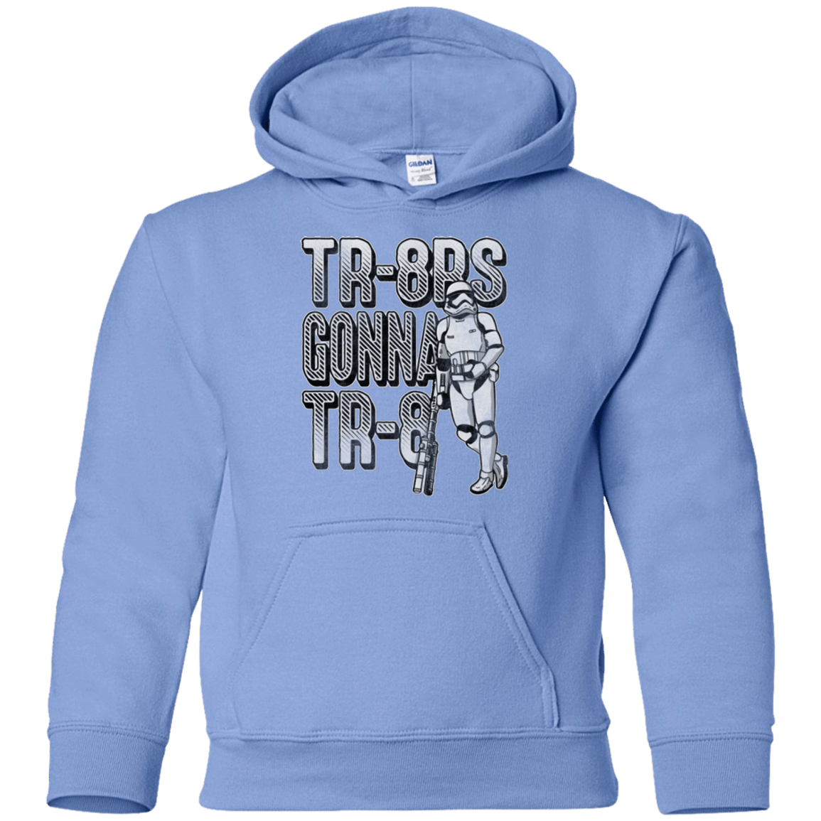 Sweatshirts Carolina Blue / YS TR8R Youth Hoodie