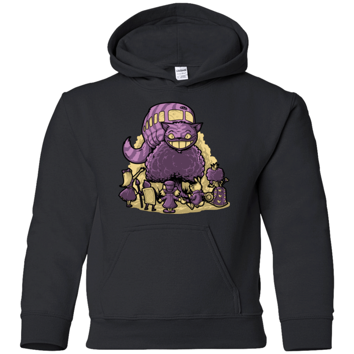 Sweatshirts Black / YS TRAVELING WONDERLAND Youth Hoodie