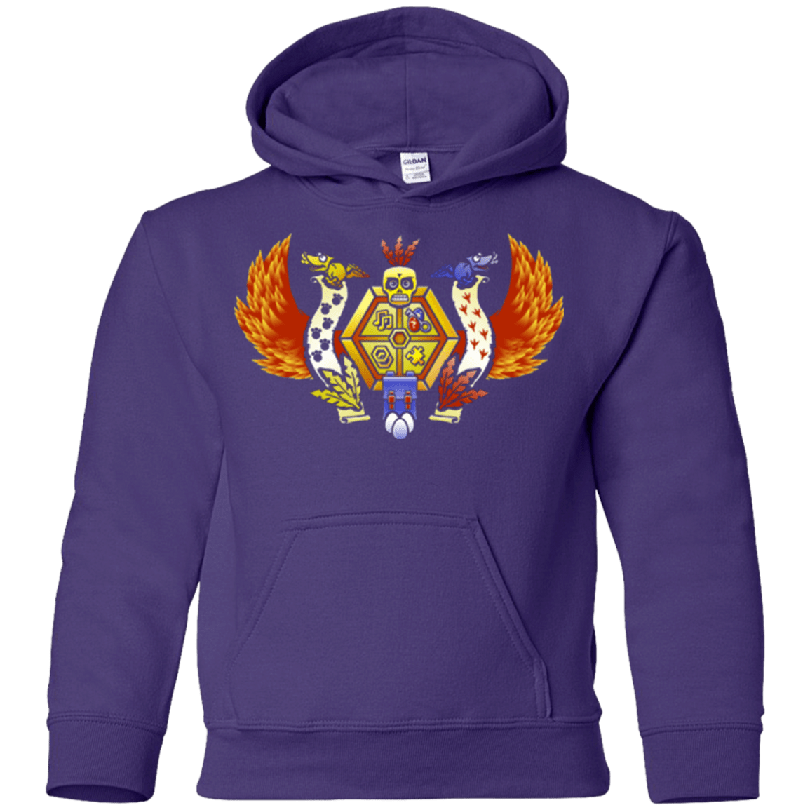Sweatshirts Purple / YS Treasure Hunters Crest Youth Hoodie