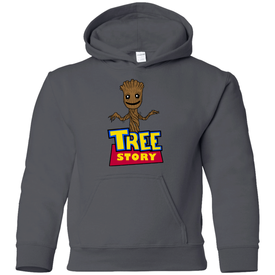 Sweatshirts Charcoal / YS TREE STORY Youth Hoodie
