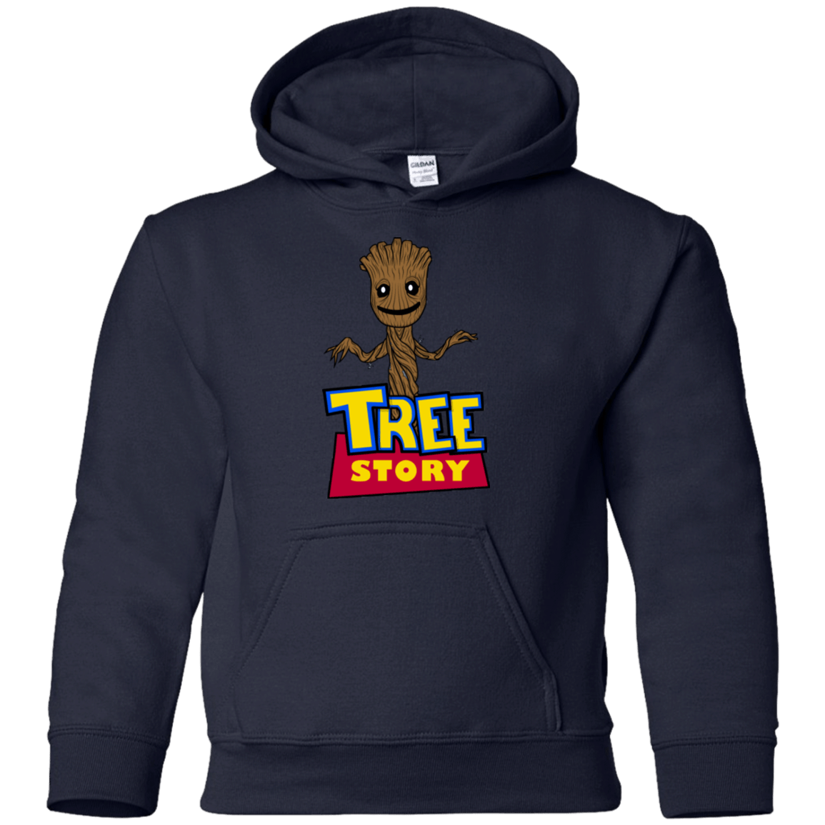 Sweatshirts Navy / YS TREE STORY Youth Hoodie