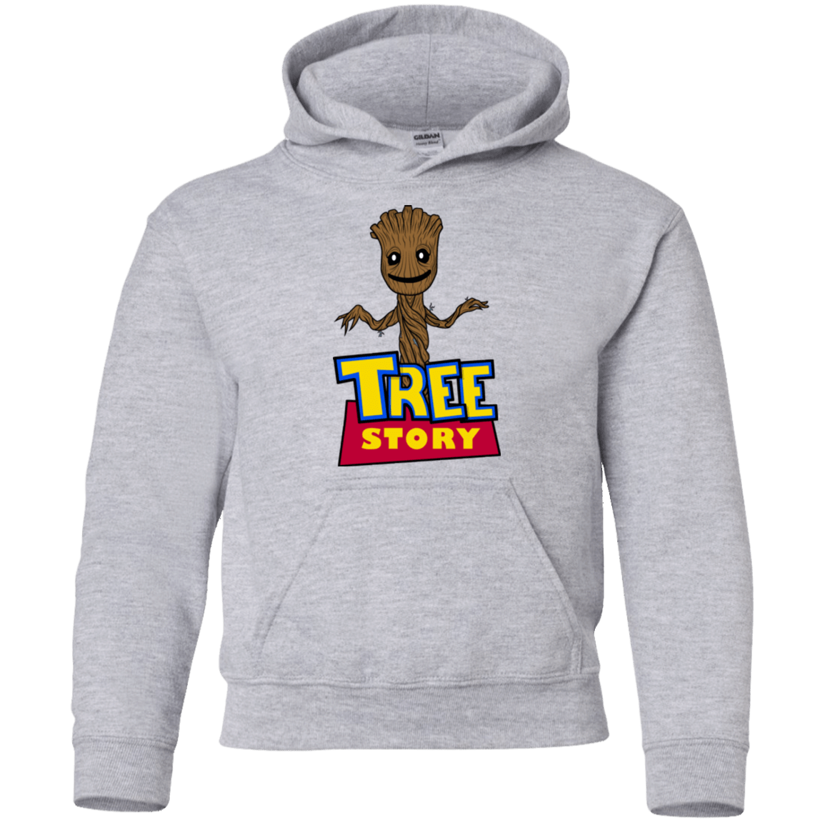 Sweatshirts Sport Grey / YS TREE STORY Youth Hoodie