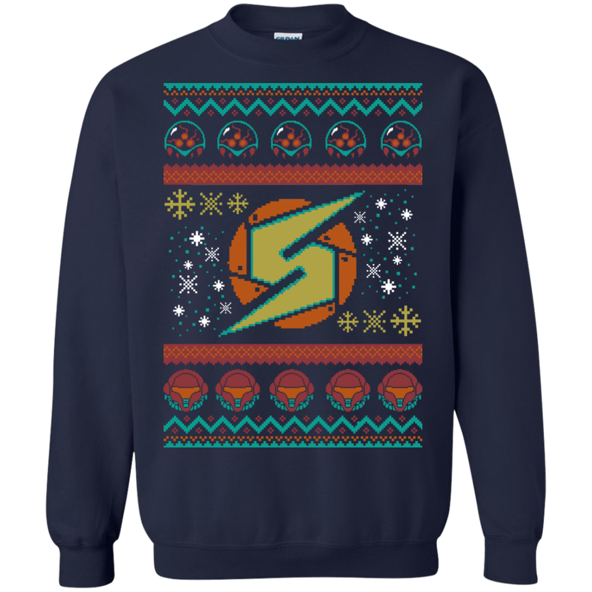 Sweatshirts Navy / Small UGLY METROID Crewneck Sweatshirt