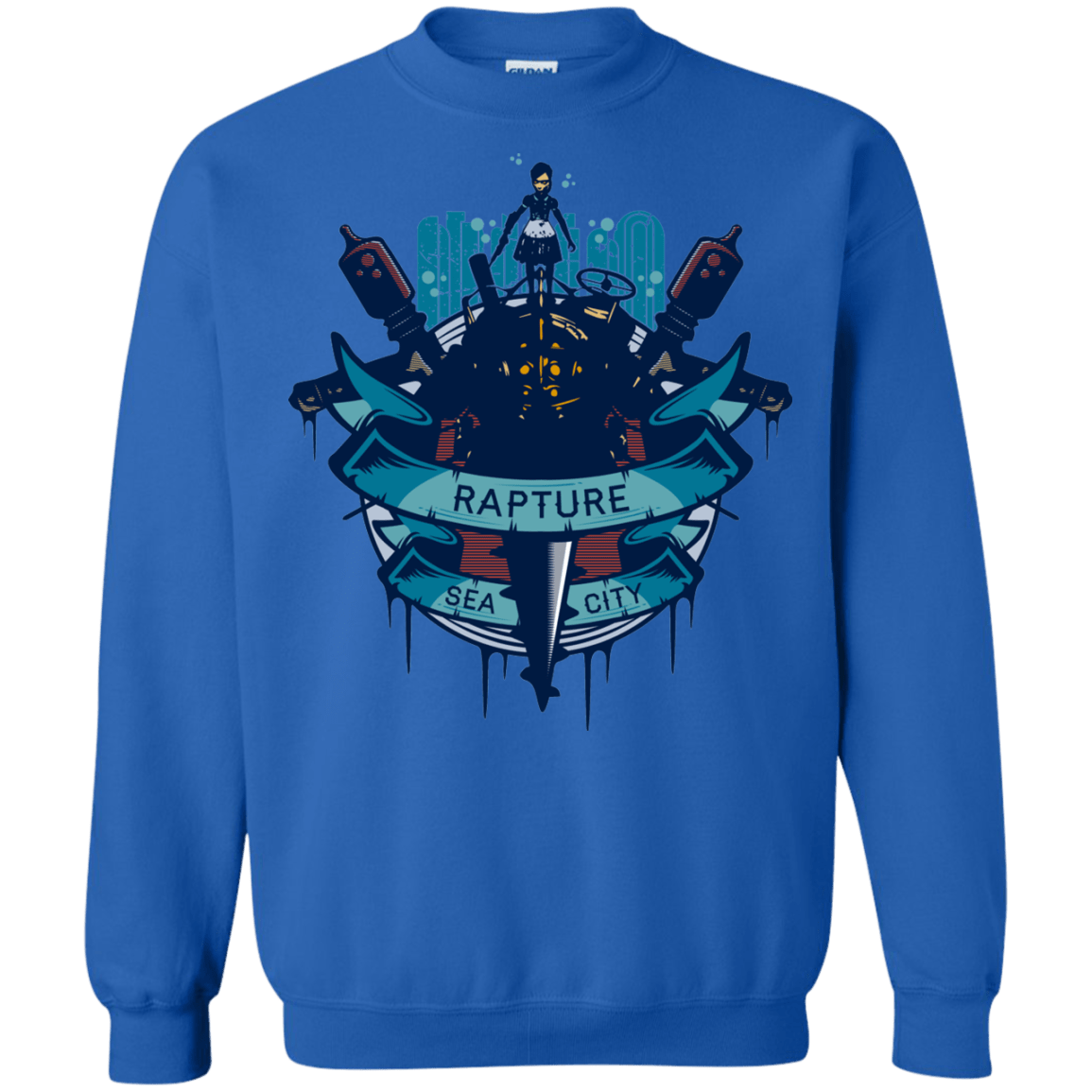 Sweatshirts Royal / S Under The Sea Crewneck Sweatshirt