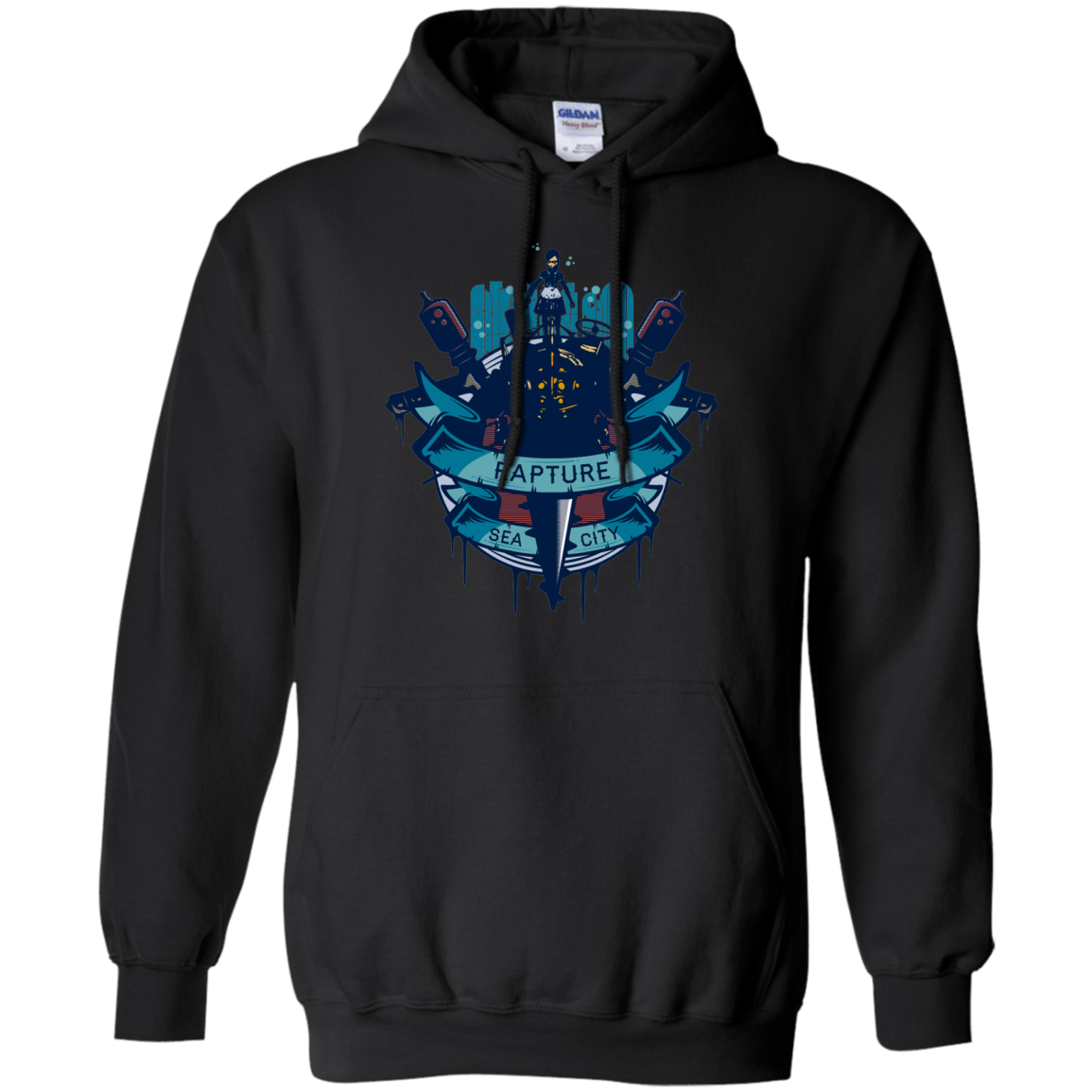 Sweatshirts Black / S Under The Sea Pullover Hoodie