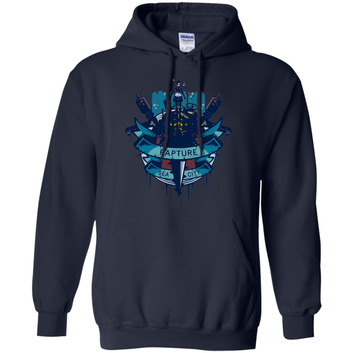 Sweatshirts Navy / S Under The Sea Pullover Hoodie