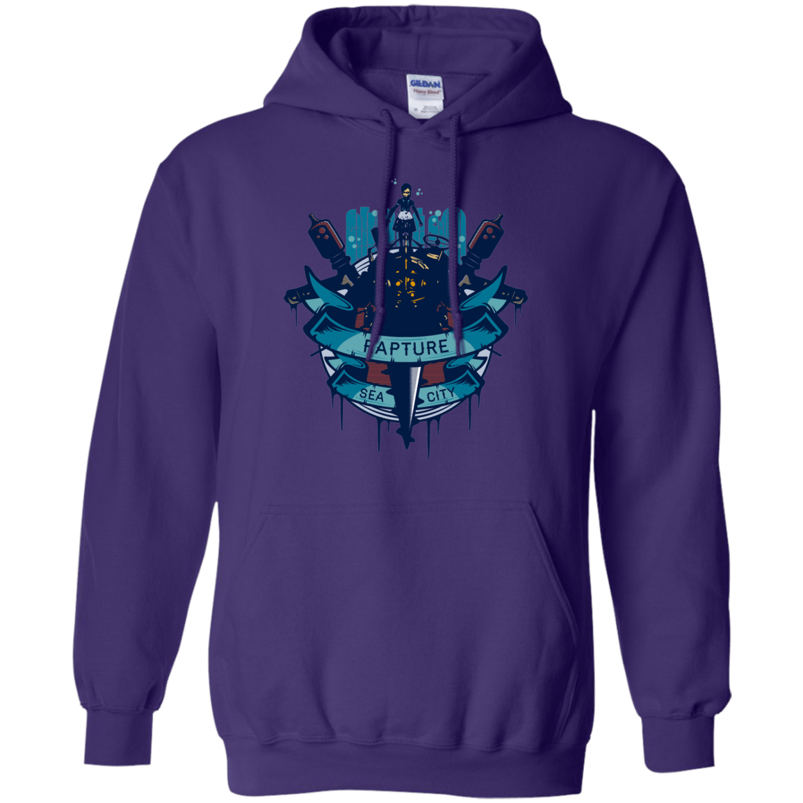 Sweatshirts Purple / S Under The Sea Pullover Hoodie