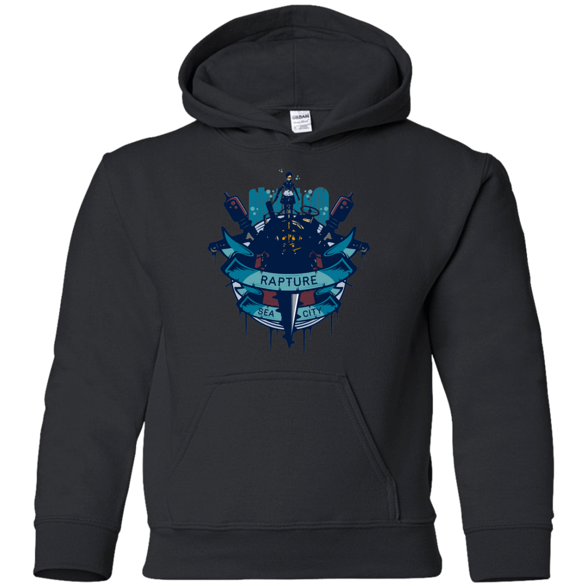 Sweatshirts Black / YS Under The Sea Youth Hoodie