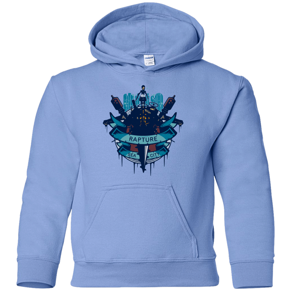 Sweatshirts Carolina Blue / YS Under The Sea Youth Hoodie