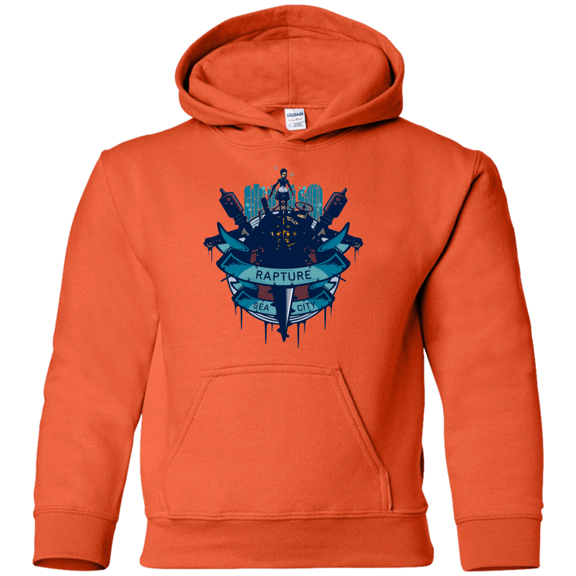 Sweatshirts Orange / YS Under The Sea Youth Hoodie