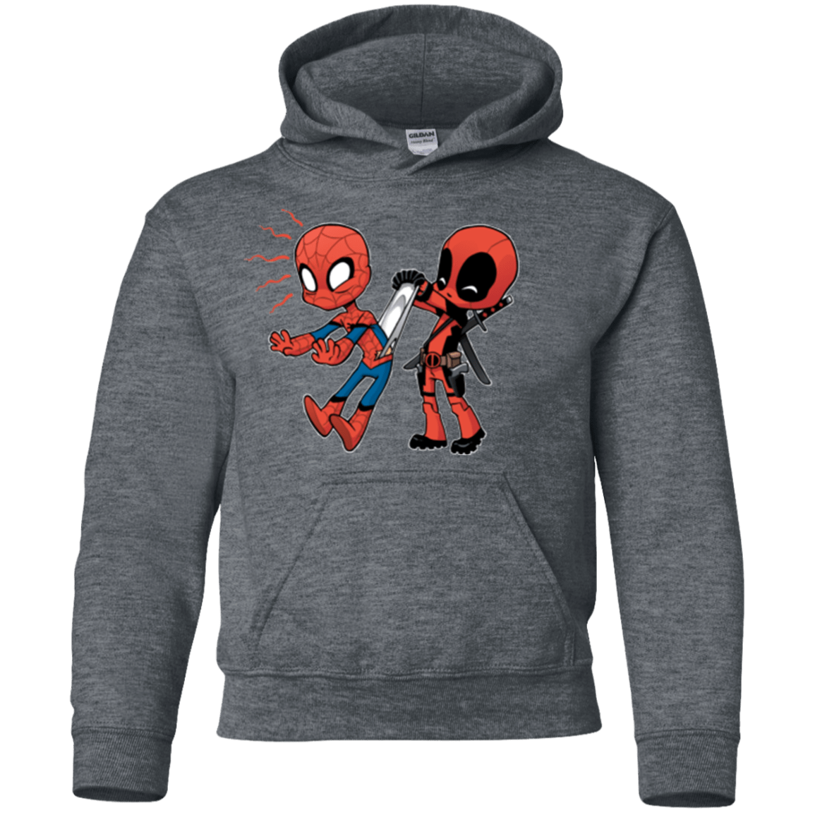 Sweatshirts Dark Heather / YS Underoos Youth Hoodie