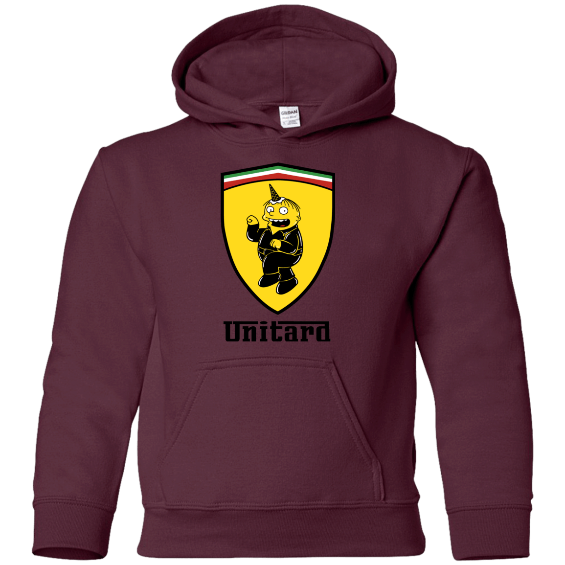Sweatshirts Maroon / YS Unitardi Youth Hoodie