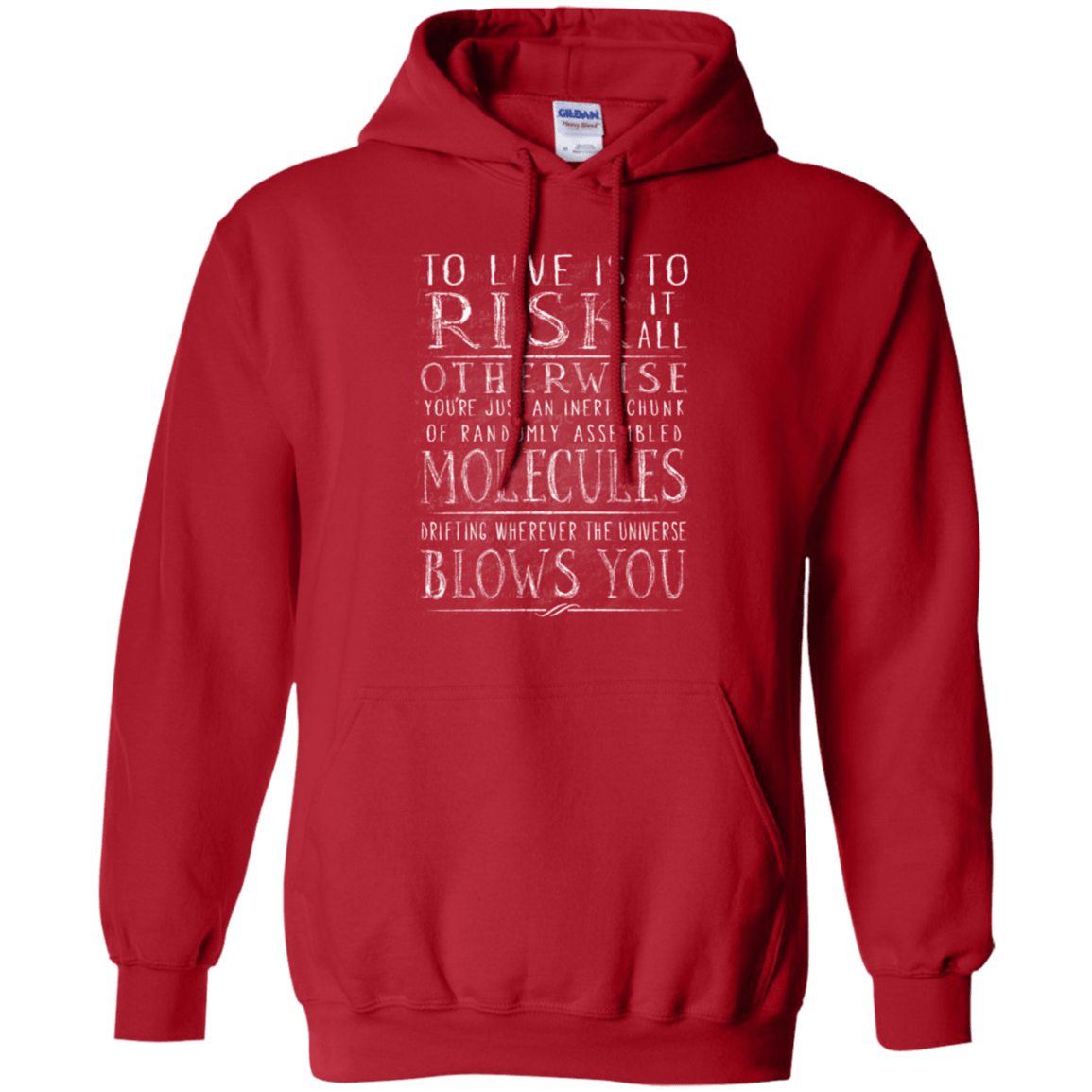 Sweatshirts Red / Small Universe Blows Pullover Hoodie