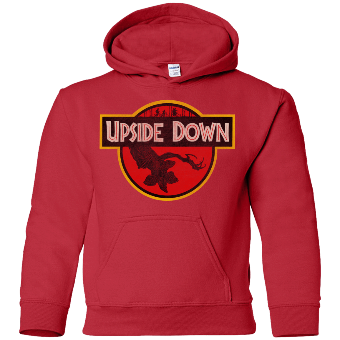 Sweatshirts Red / YS Upside Down Youth Hoodie