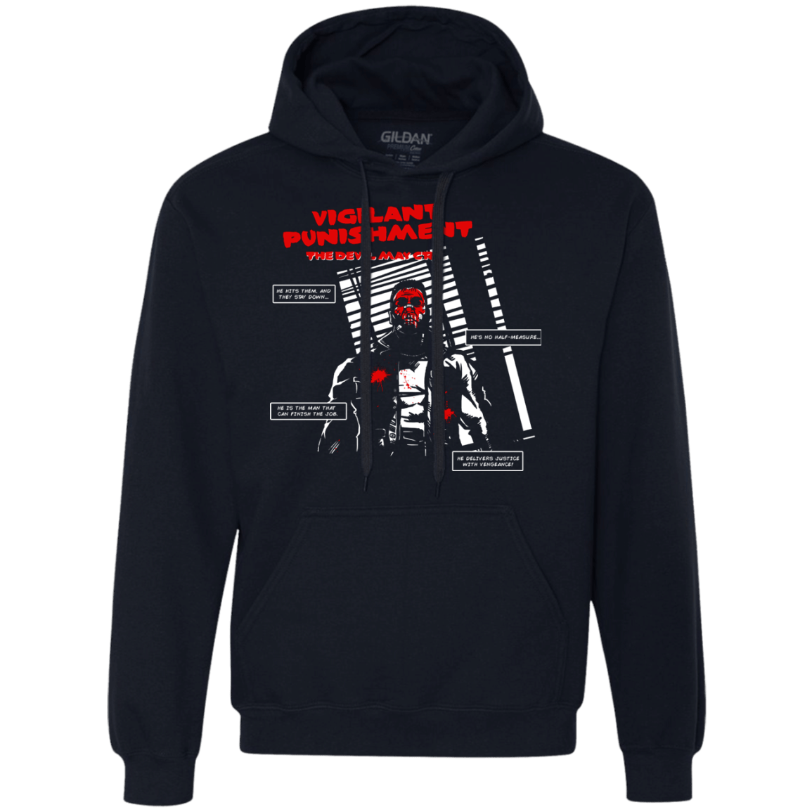 Sweatshirts Navy / S Vigilant Premium Fleece Hoodie