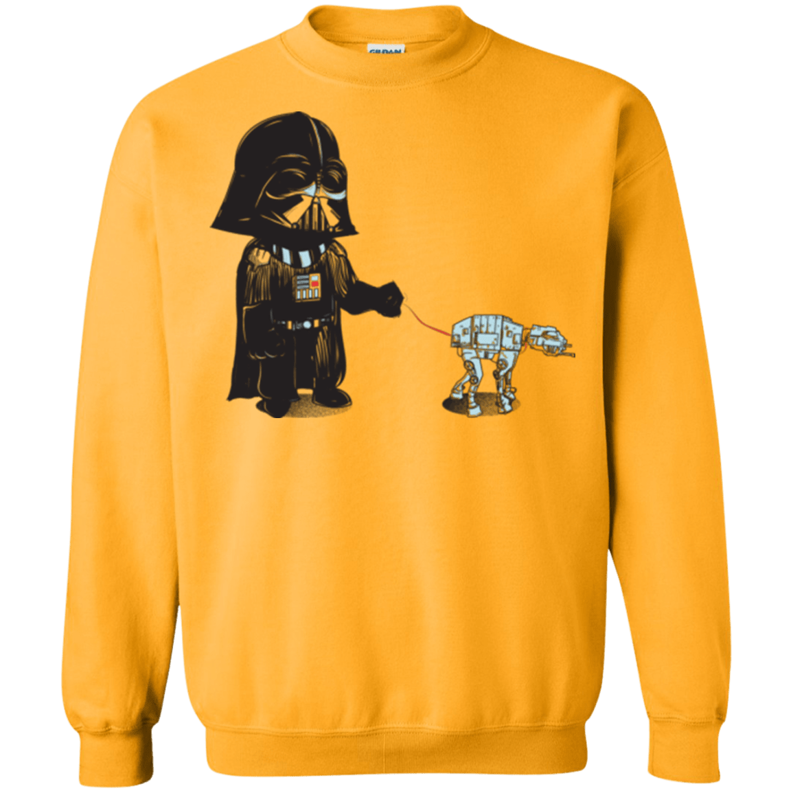 Sweatshirts Gold / Small Walking the Robot Crewneck Sweatshirt