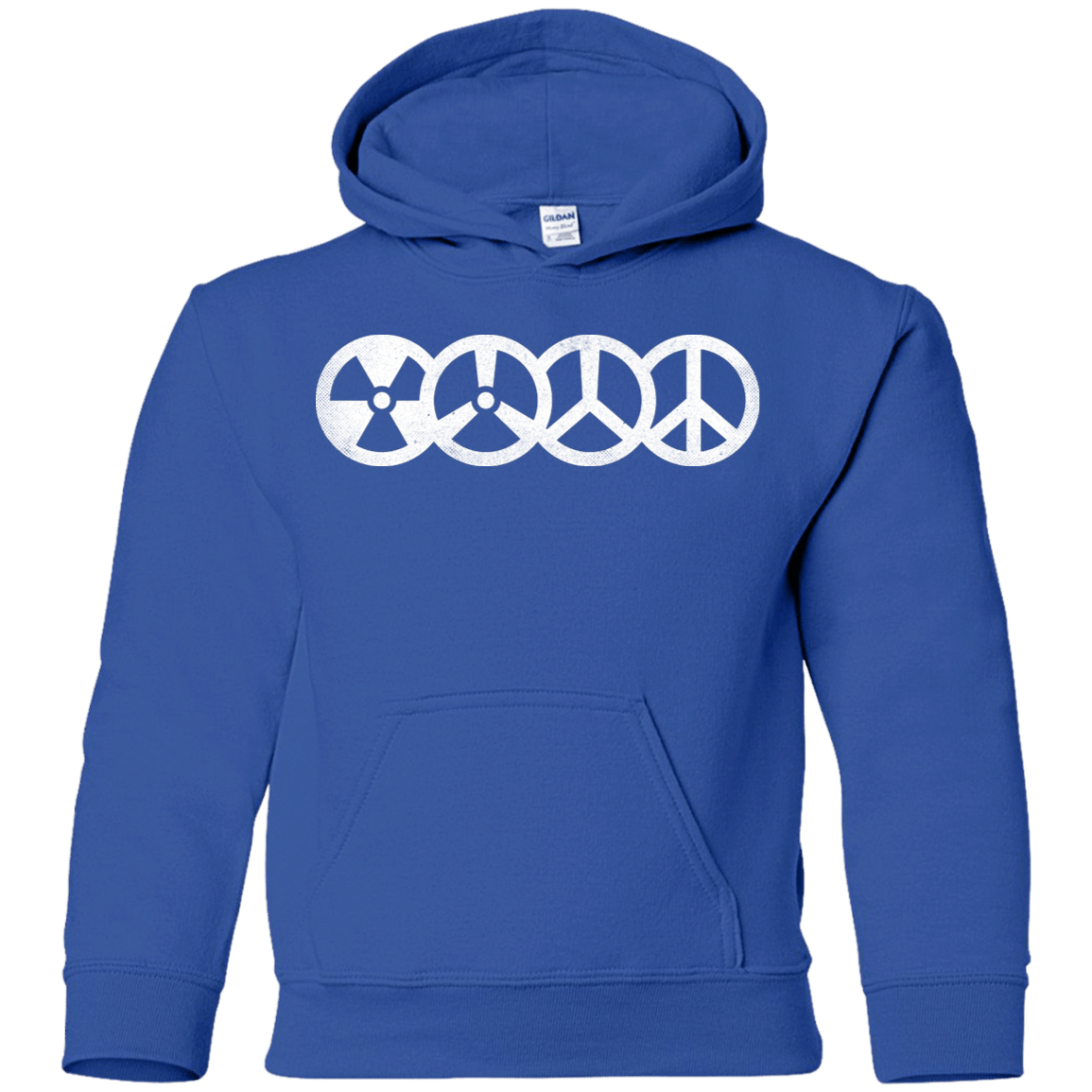 Sweatshirts Royal / YS War and Peace Youth Hoodie