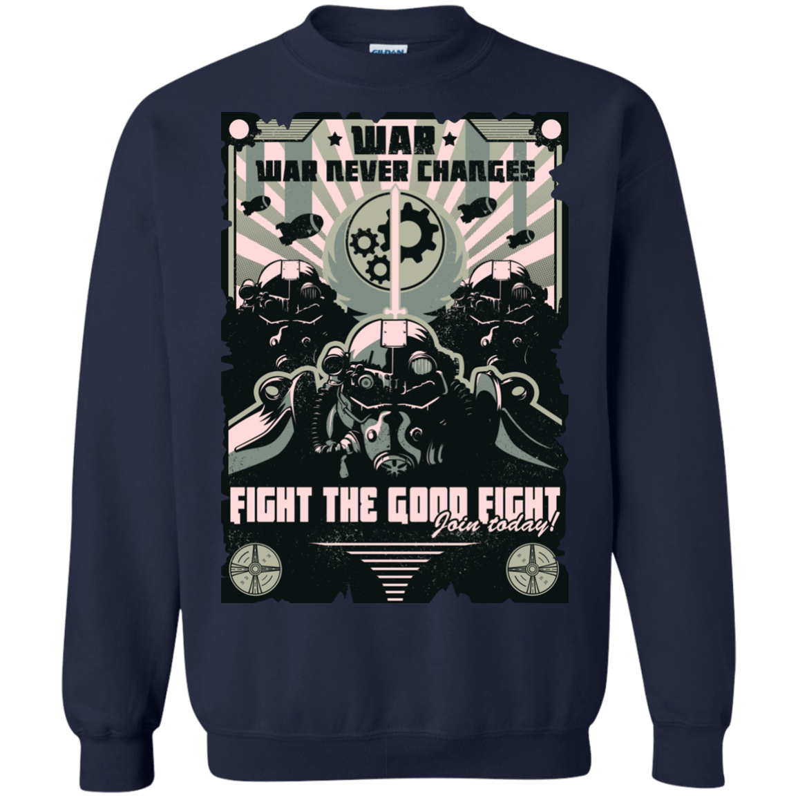 Sweatshirts Navy / Small War Never Changes Crewneck Sweatshirt