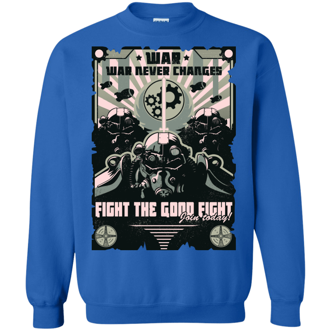Sweatshirts Royal / Small War Never Changes Crewneck Sweatshirt